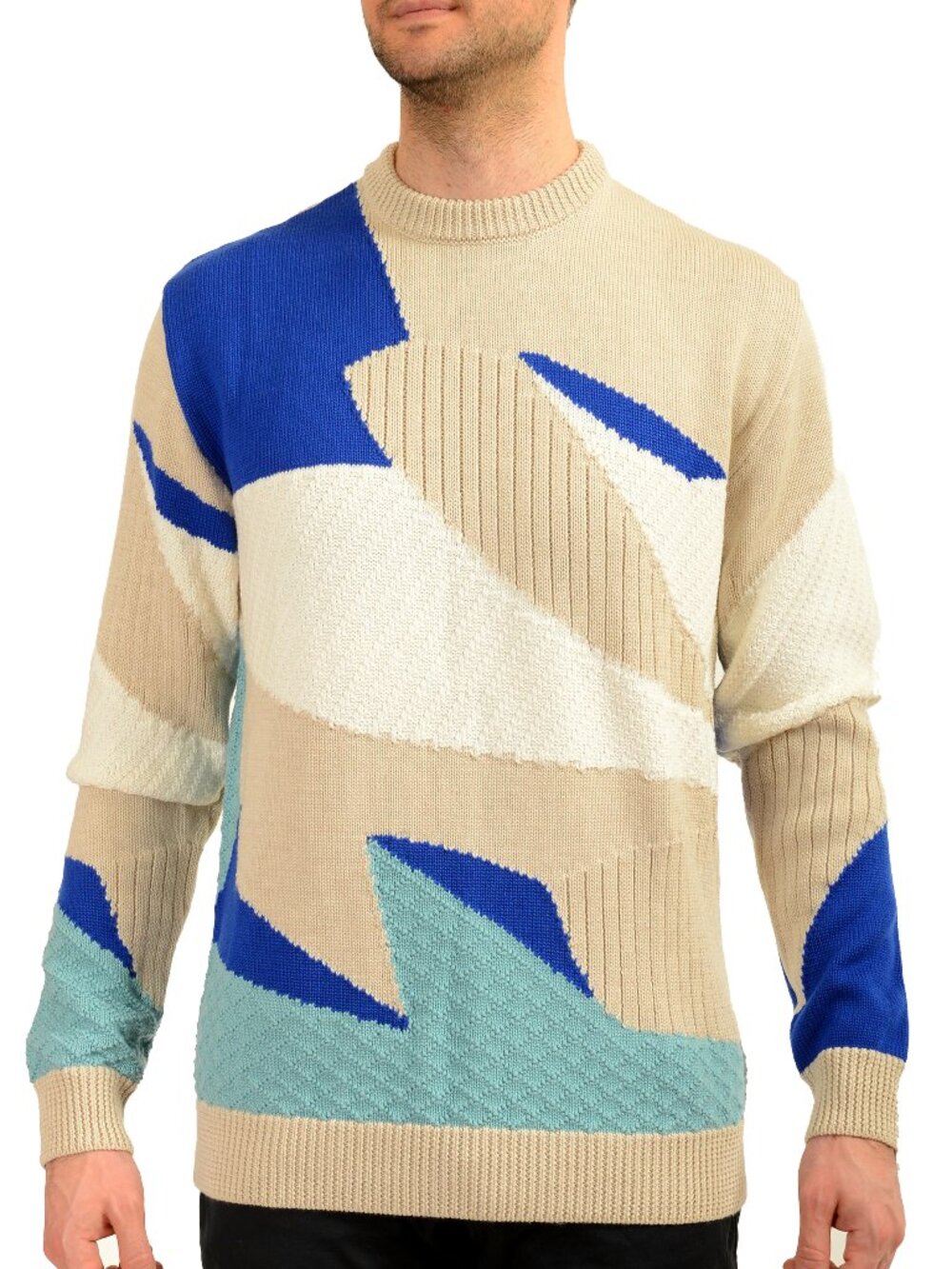 Scuderia Ferrari Men's 100% Pure New Wool Crewneck Pullover Sweater US L IT 52